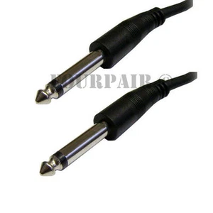 Amplificador de cable de conexión de audio mono macho a macho de 3 pies 1/4" altavoz AMP PA - Imagen 1 de 1