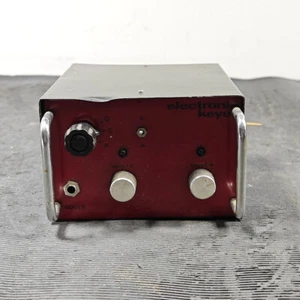 Vintage Electronic Keyer - Untested, Signs of Use, Red - Zdjęcie 1 z 5