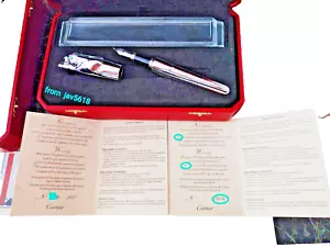 CARTIER PANTHERE PANTHER FOUNTAIN PEN EXCEPTIONAL,ART๐PEN,RAREST,NEW,๐๐๐ - Picture 1 of 12