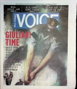 The Village Voice NYC August 26 1997 Rudy Giuliani Thomas Goetz 032921ame - Imagen 1 de 2