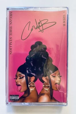 Cardi B Megan Thee Stallion WAP Cassette Tape Single Limited Edition Blue NOS - Image 1 of 3