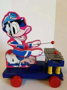 Disney "DONALD DUCK PLAYING THE XYLOPHONE" ZUGSPIELZEUG Vintage 60th Anniversary # 18 - Bild 1 von 6