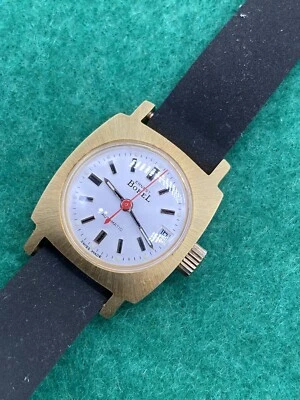 RARO Reloj Ernest Borel Vintage Automático, Esfera Blanca, Antiguo Stock Nuevo Foto 1 de 4