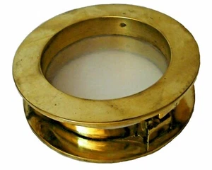 Marine BRASS PORT HOLE / Window / Porthole - 4 INCHES - TOUGHENED GLASS - Picture 1 of 10