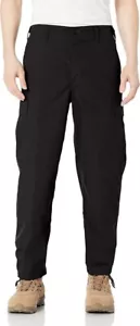 Pantalones BDU Tru-Spec para hombre - Pantalones de uniforme táctico negros, X-pequeños, cortos - Imagen 1 de 4