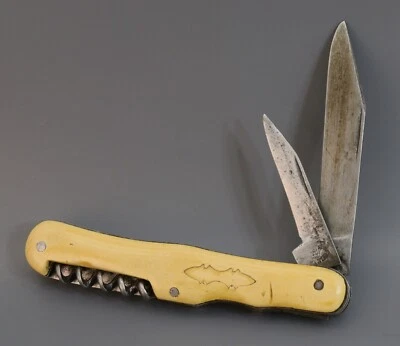 Navaja de Bolsillo F.J. Frenzel Alemana Primastahl Acero Celuloide Bartenders Segunda Guerra Mundial Foto 1 de 4