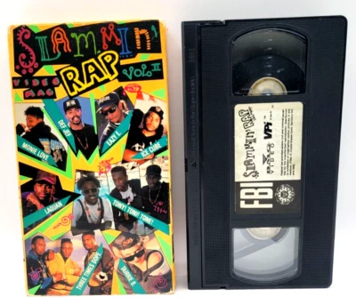 Slammin Rap Video Magazine Vol II VHS 1990 Def Jef Monie Love Three Times Dope - Image 1 of 2