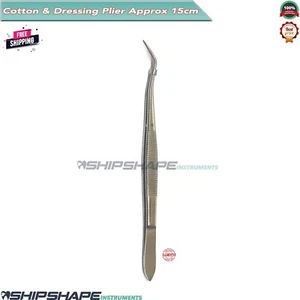 Pinzas dentales de algodón y alicates quirúrgicos fórceps quirúrgicos para pinzas universitarias Meriam - Imagen 1 de 10