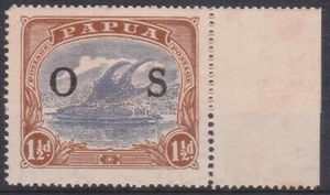 (F251-54) 1931 Papua 1 1/2d grey &brown LAKATOI OS stamp MH (BD)  - Picture 1 of 1