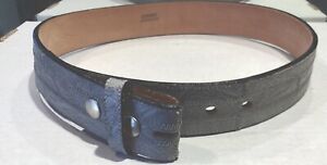 Tony Lama Western Leather Belt Antelope Size 30 No Buckle Old Stock wTag Gray