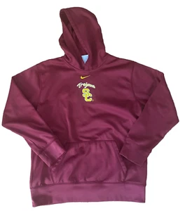 Nike USC Trojans Therma fit Hoodie Youth Size L (16/18) Gold Logo athletics - Picture 1 of 14