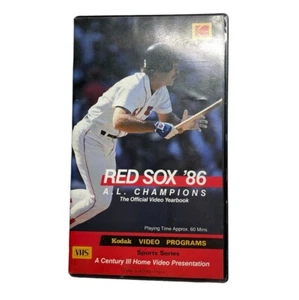 Red Sox ‘86 A.L. Champions: The Official Video Yearbook (VHS, 1986) Pre-Owned - Picture 1 of 4