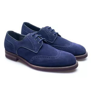 A. Testoni Derby Zapato Oxford Wingtip ante Informal Pantorrilla UK: 6 US: 7 Eu - Imagen 1 de 6
