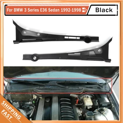 51711960843 Windshield Cowl Cover For 1992-1998 BMW E36 4DR 318i 325i 328i M3 - Image 1 of 4