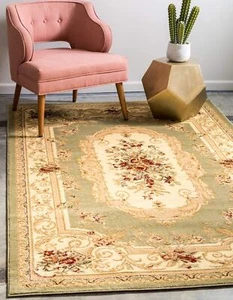 Versailles Collection Traditional Classic Floral Motif Area Rug 6' 0 X 9' 0 Rec - Picture 1 of 9