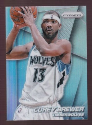 2014-15 Panini Prizm Silver Prizm Corey Brewer #149 Minnesota TWolves - Image 1 of 2
