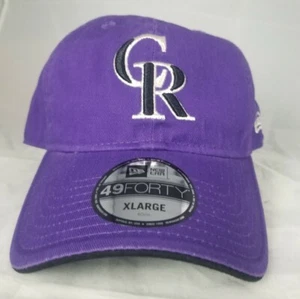 Colorado Rockies New Era 49Forty Core Fit Purple Dad Hat/Cap Size XLarge - Picture 1 of 11
