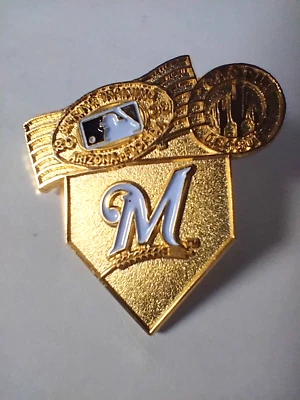2009 Spring Training Cactus League AZ Milwaukee Brewers Pin Hat Lapel Pin MLB - Image 1 of 3