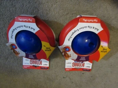 Juguete dispensador de golosinas Kong Gyro juego para perros El precio grande es para dos Foto 1 de 2