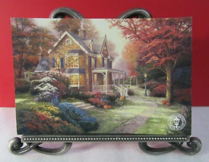 Thomas Kinkade VICTORIAN AUTUMN 6" x 4" Postcard - Picture 1 of 2