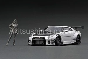 Modelo de encendido IG2553 1/43 LB-WORKS Nissan GT-R R35 tipo 2 Blanco con Chisaki Kato - Imagen 1 de 6