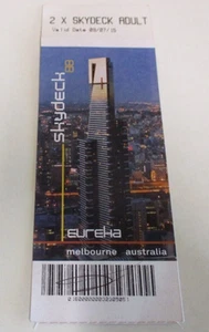 Eureka Skydeck - Admission Ticket - Observation Platform: 88 - Melbourne - 2015 - Picture 1 of 8
