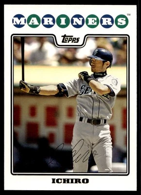 2008 Topps #320 Ichiro Seattle Mariners Gold Foil - Image 1 of 2
