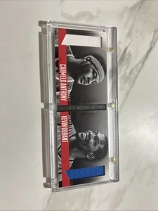 Carmelo Anthony Kevin Durant 2012-13 Paninni Prefered Dual Game Worn Patch - Picture 1 of 2