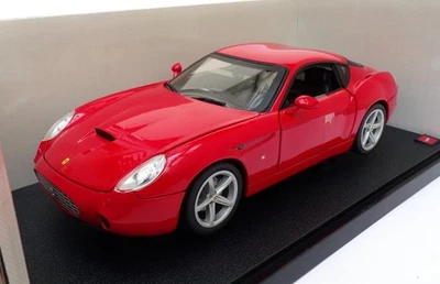 Hot Wheels 1/18 Scale Model Car P9887 - Ferrari 575 GTZ By Zagato - Red - Image 1 of 4