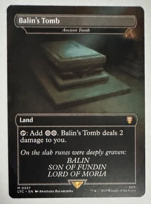 Magic the Gathering MTG- Balin's Tomb (Ancient Tomb) - LP 0357 Non Foil - Image 1 of 2