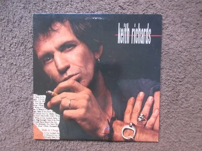KEITH RICHARDS "TALK IS CHEAP" 1988 VIRGIN EX+/VG- SRC PRESSING - Image 1 of 4