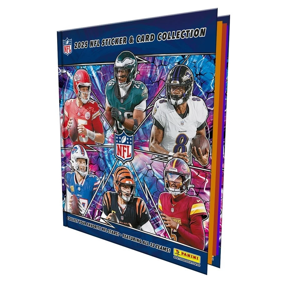 ÁLBUM DE TAPA DURA Panini NFL 2025 (Colección de pegatinas y tarjetas) Nuevo Vacío Foto 1 de 1