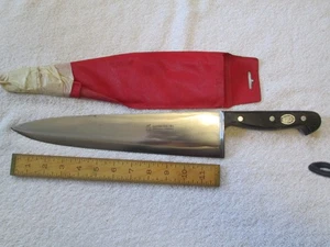 LARGE Vintage 12 1/2" Gustav Emil Ern Chef's/ Kitchen Knife - Germany - FINE! - Picture 1 of 7