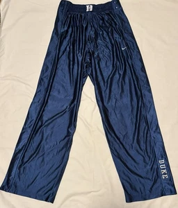 Pantalones De Colección Duke Blue Devils Para Hombre L Nike Calentamiento Piernas Completas Broches de presión Breakaway - Imagen 1 de 8