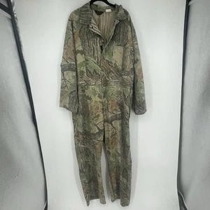 Vintage Liberty Coveralls Mens XL RealTree Camo Hunting Made USA Lightweight - Picture 1 of 8