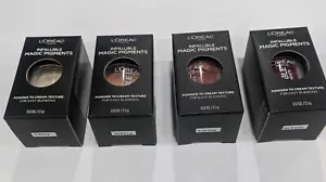 L'Oréal Infallible Magic Pigments Assorted Lot Of 4 - Picture 1 of 2