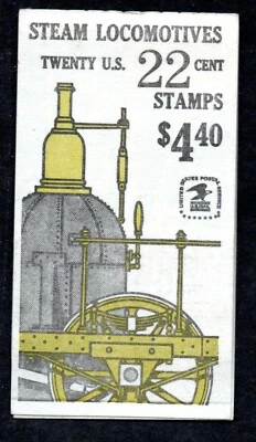 US Scott #BK163, plate #1, complete booklet of 20 stamps - Image 1 of 2