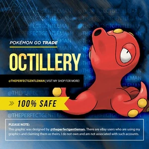 Octillery Pokemon #224 GO Gen 2 Johto - Picture 1 of 4