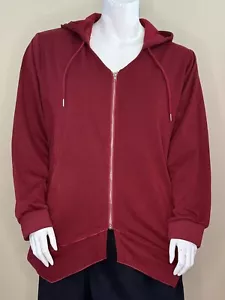 Zeagoo Women's Fleece Zip up Hoodies Maroon Sz 3XL. (71) - Picture 1 of 6