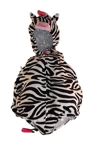 Carters Baby Costume Zebra Halloween Zip Up Girl Size 3-6 Month Infant - Picture 1 of 6