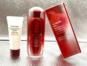 Shiseido Ultimune Power Infusing Eye Serum BRAND NEW + 15ml Cleansing Foam - Picture 1 of 9