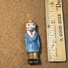 Vintage Biskus Penny Puppe Hut blau Outfit rote Krawatte FAS Japan antike Figur