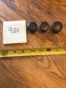 Perillas antiguas de hierro forjado años 1860 vintage 3 piezas - Imagen 1 de 6