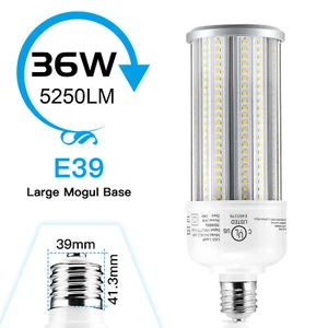 36W LED Corn Cob Light Bulb 5000K E39 For Warehouse Garage Shop Lighting Fixture - Picture 1 of 11