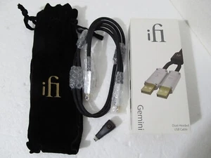 iFi Audio Gemini Dual Headed USB Cable 1.5m - Picture 1 of 8