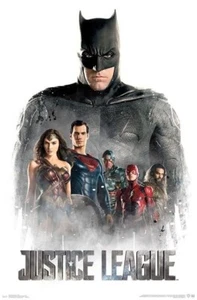 PÓSTER DE LA PELÍCULA DE LA LIGA DE LA JUSTICIA - Mist Collage - 22x34 - DC COMICS 15188 - Imagen 1 de 3