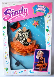 VINTAGE 1991 SINDY PARTY LIGHTS COLLECTION SPARKLING OUTFIT HASBRO NEW ! - Picture 1 of 9