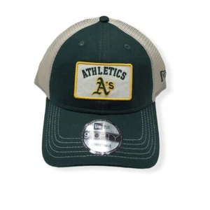 New Era Oakland Athletics 9Forty Trucker B1 Mesh Adjustable Snapback Hat Cap - Picture 1 of 6