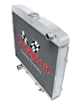 Radiador SZ Champion 3 filas, ventiladores de 12", cubierta-1968 1969 Ford Ranchero Big V8 Eng Foto 1 de 4