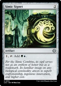 SIMIC SIGNET mtg NM Commander Lost Caverns of Ixalan Unc - Picture 1 of 1